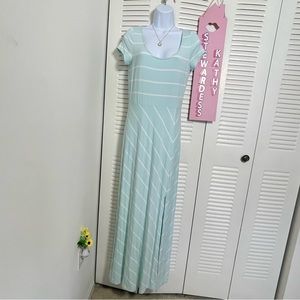 Tommy Bahama Striped Jersey Maxi Dress